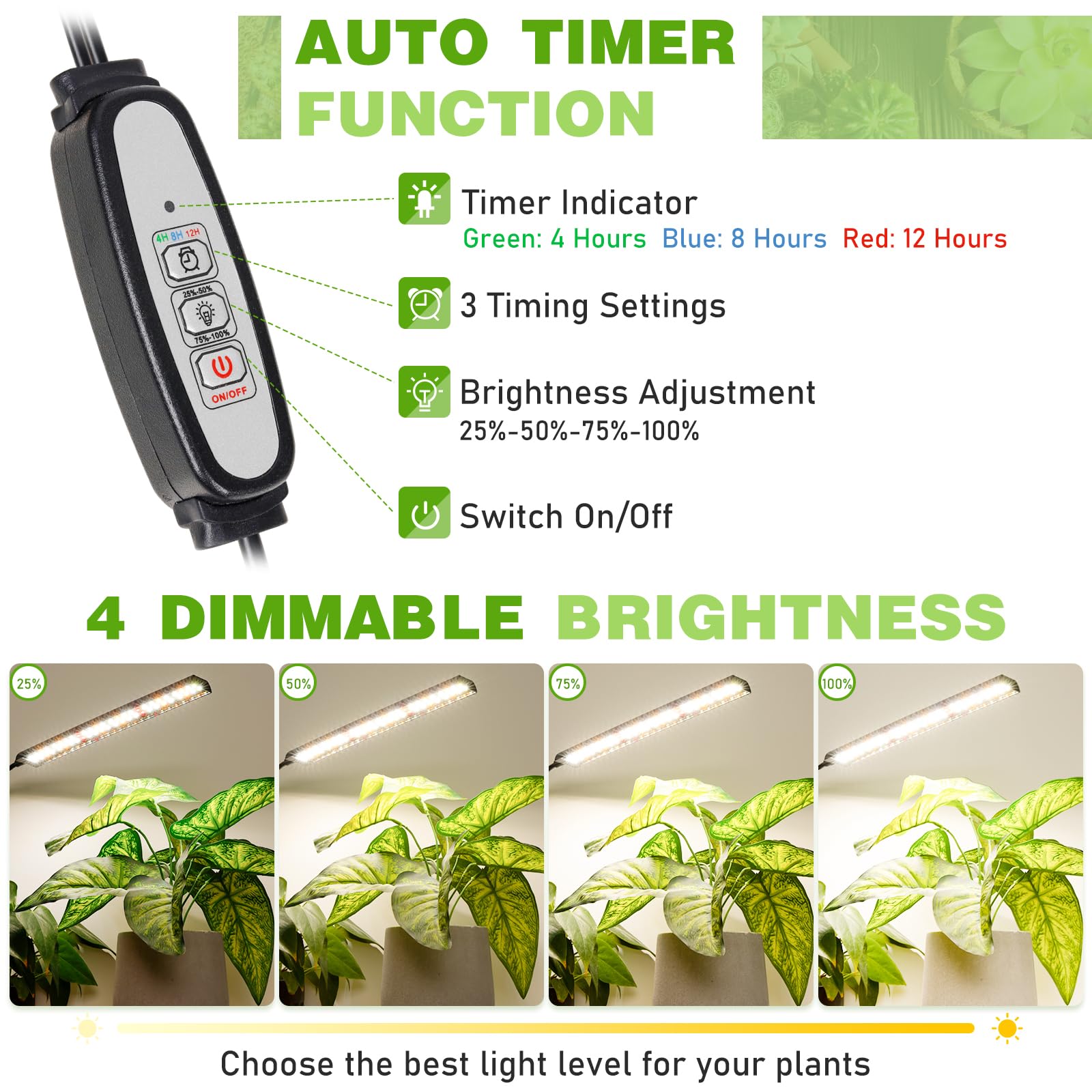 Amazon.com : FOXGARDEN Grow Light Full Spectrum, Dual Head Plant